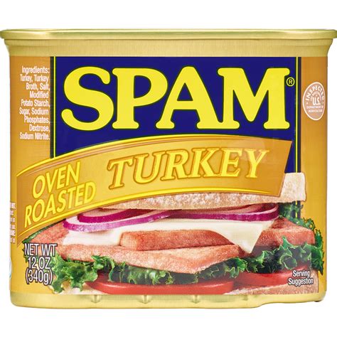 calories in spam|Calories in Spam, Oven Roasted Turkey from Hormel